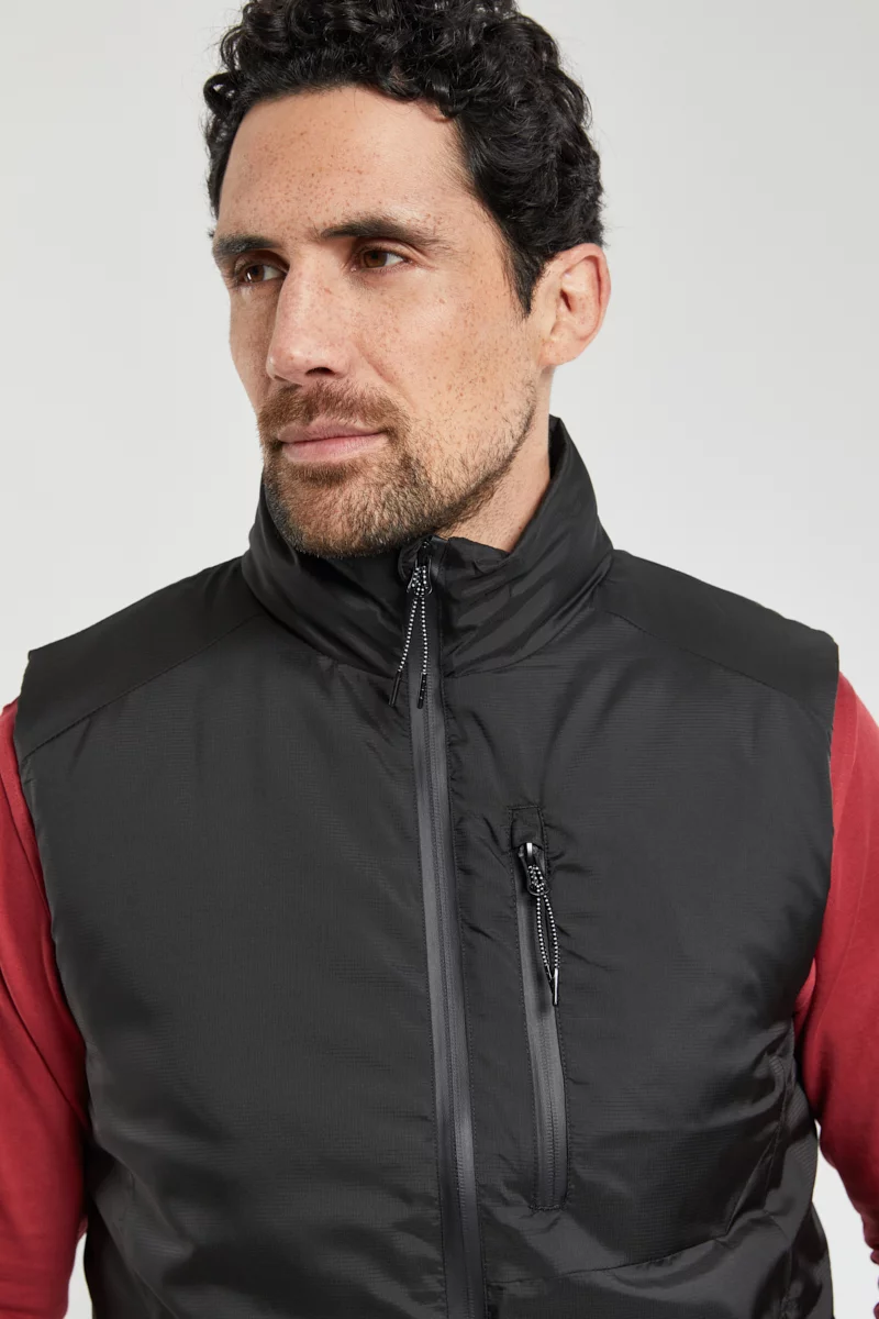 Blouson sans manches HASKEY - polyester recyclé | NOIR
