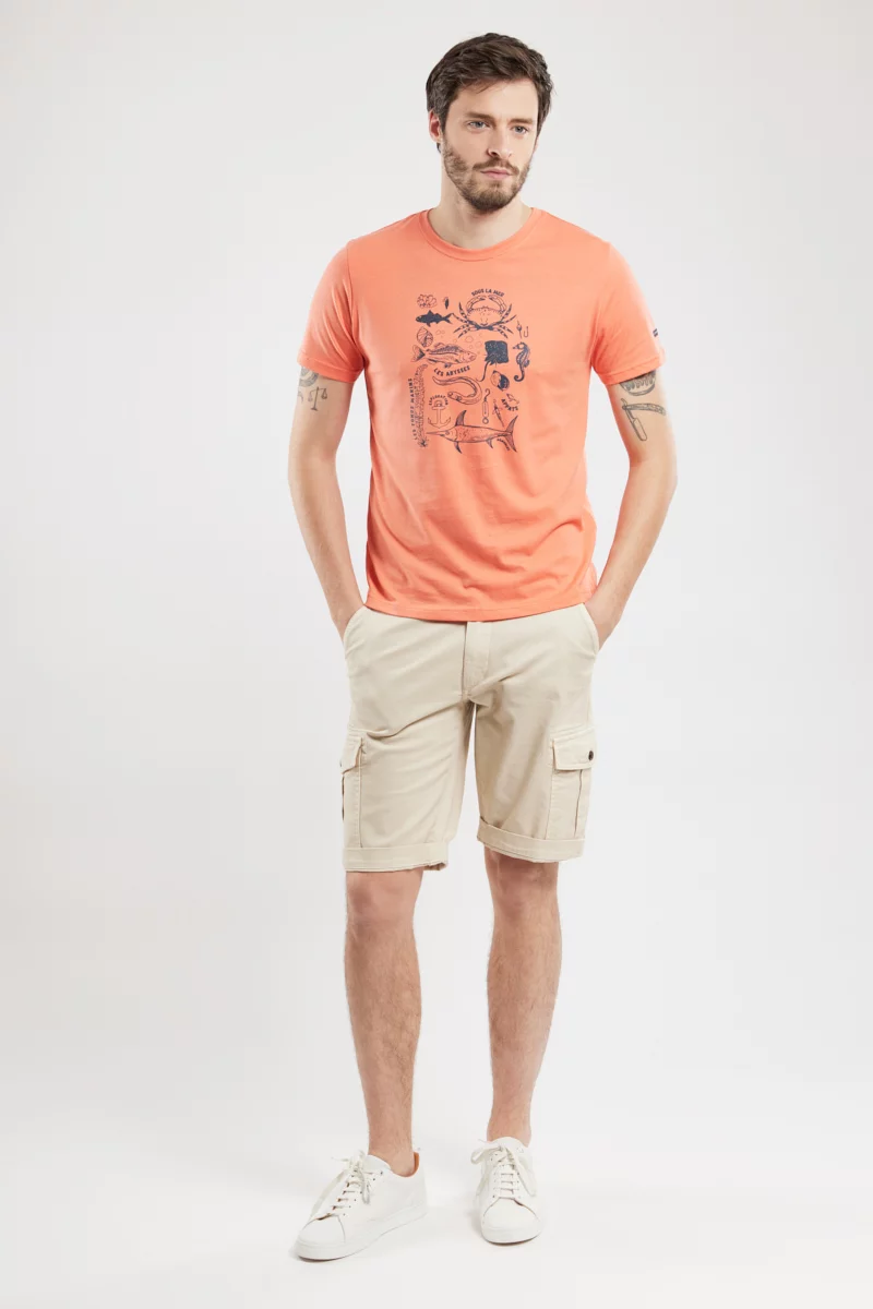 Bermuda cargo - coton | Oyster