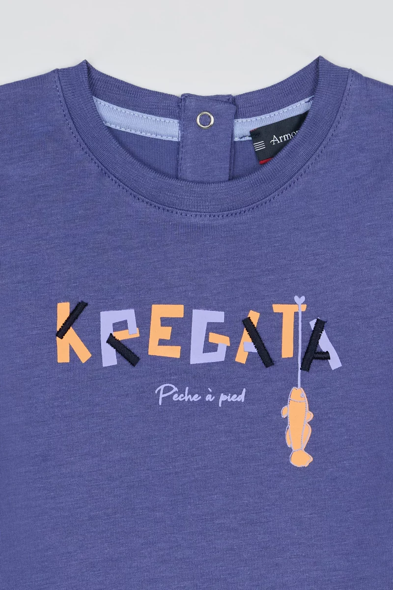 T-shirt sérigraphié Baby - coton