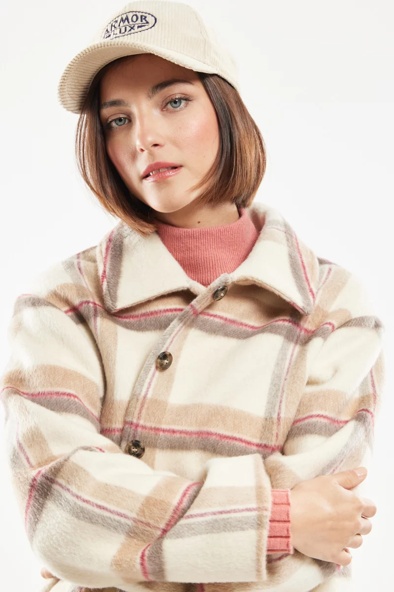 Veste à carreaux - laine