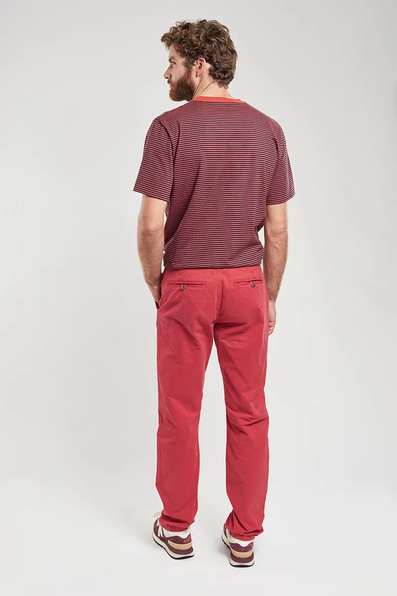 Chino coupe droite - coton