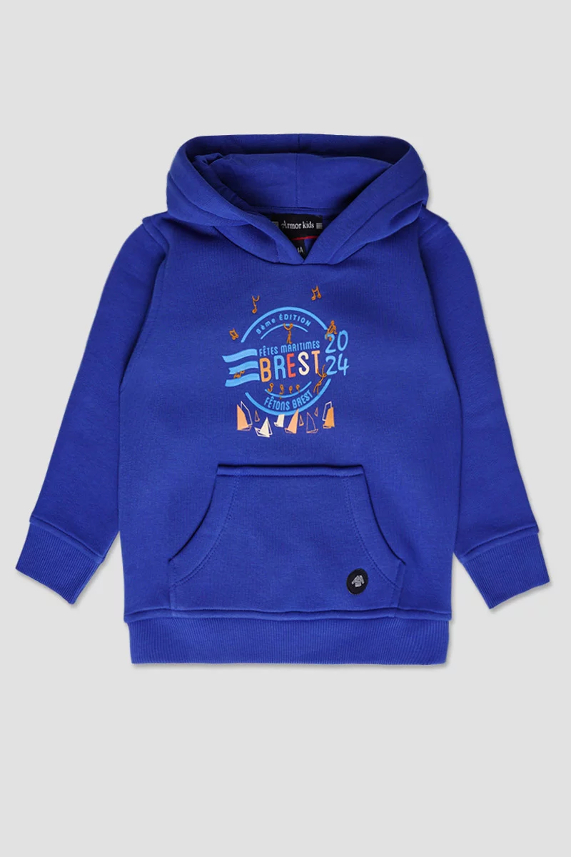 Sweat hoodie sérigraphié Kids - Brest 2024