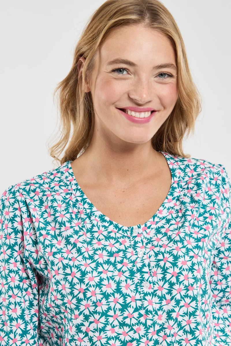 Blouse fleurie - coton