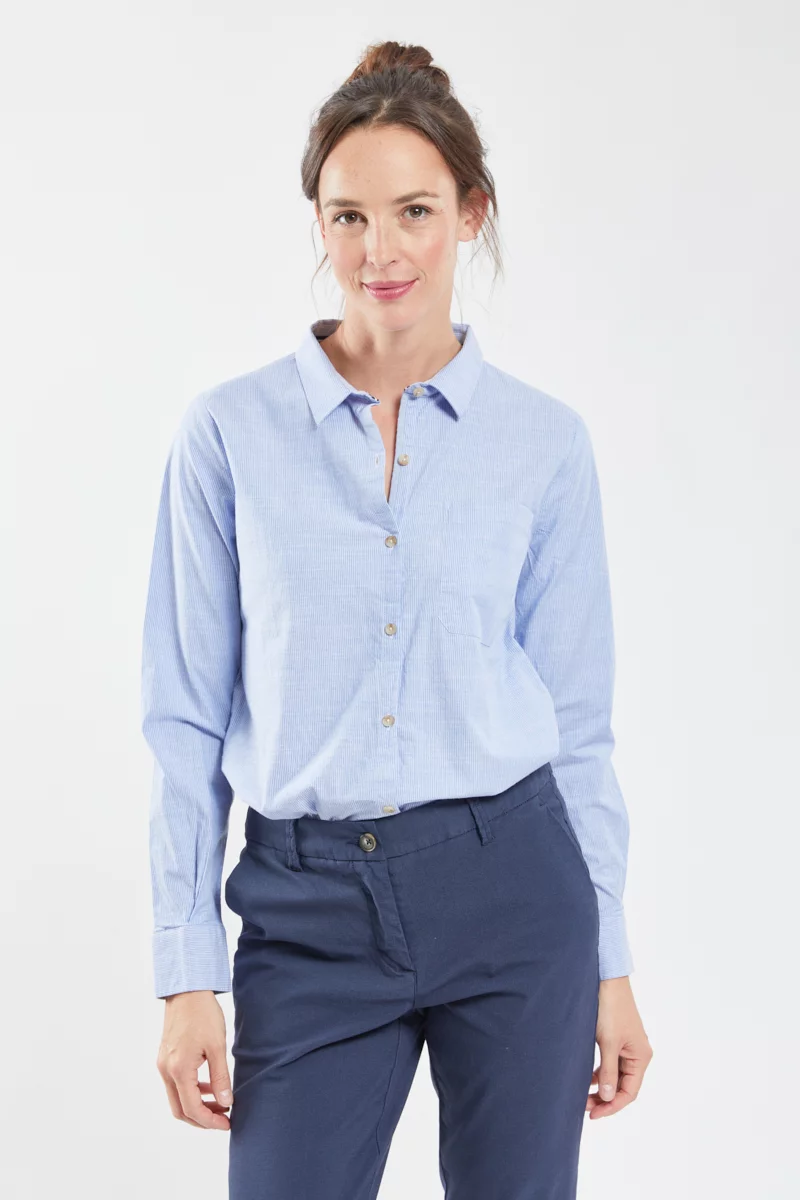 Chemisier rayé CALICIA - coton