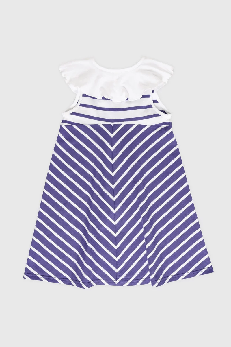Robe rayée sans manches Kids - coton léger