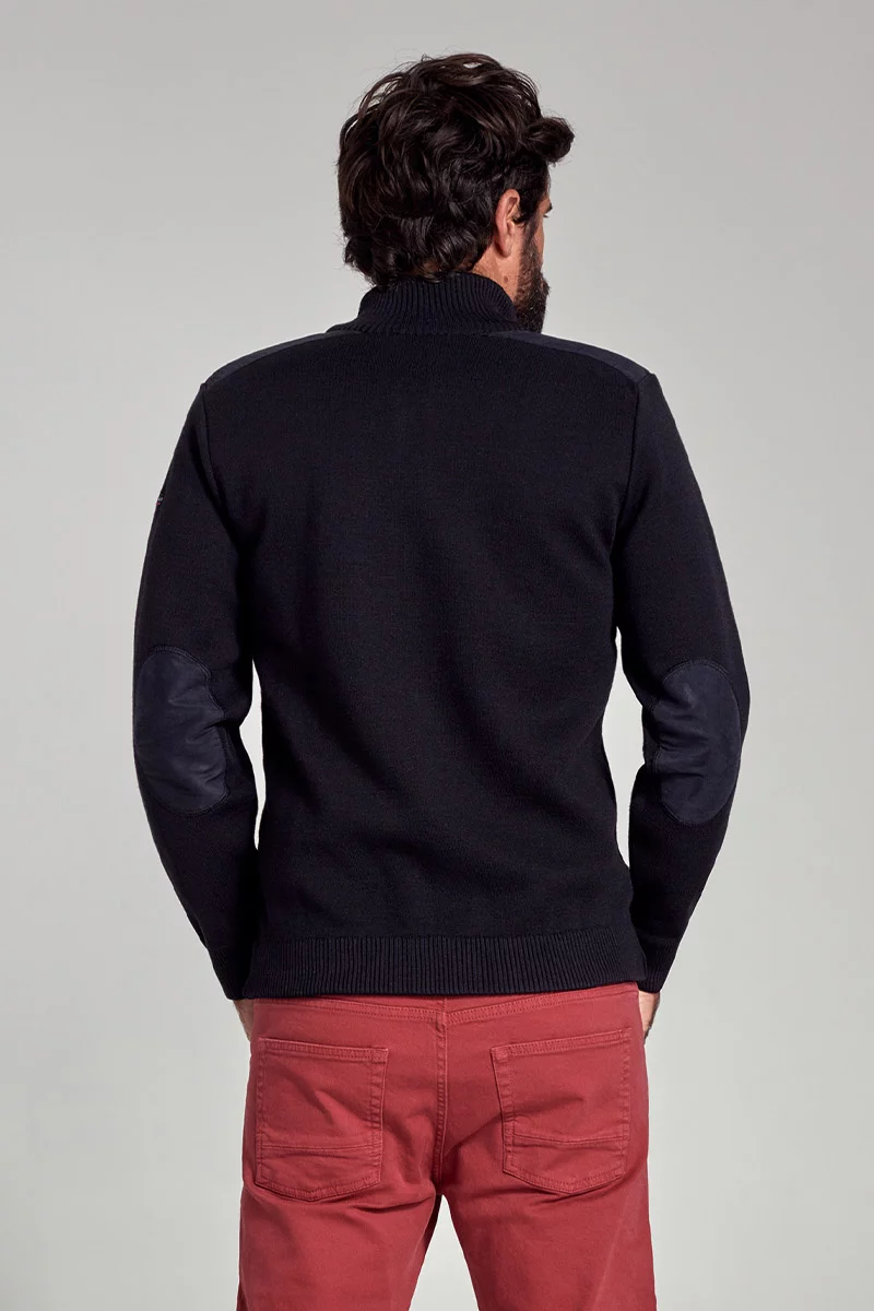 Cardigan - maille haute densité | Noir