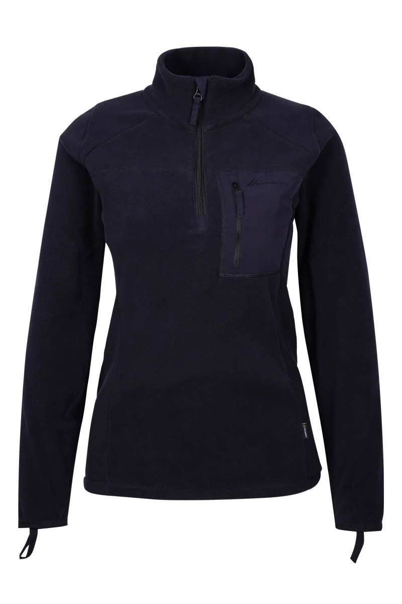 Sweat polaire zippé MOLENE | NOIR
