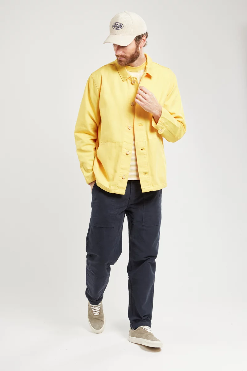 Veste pêcheur - coton canvas | Neon Yellow
