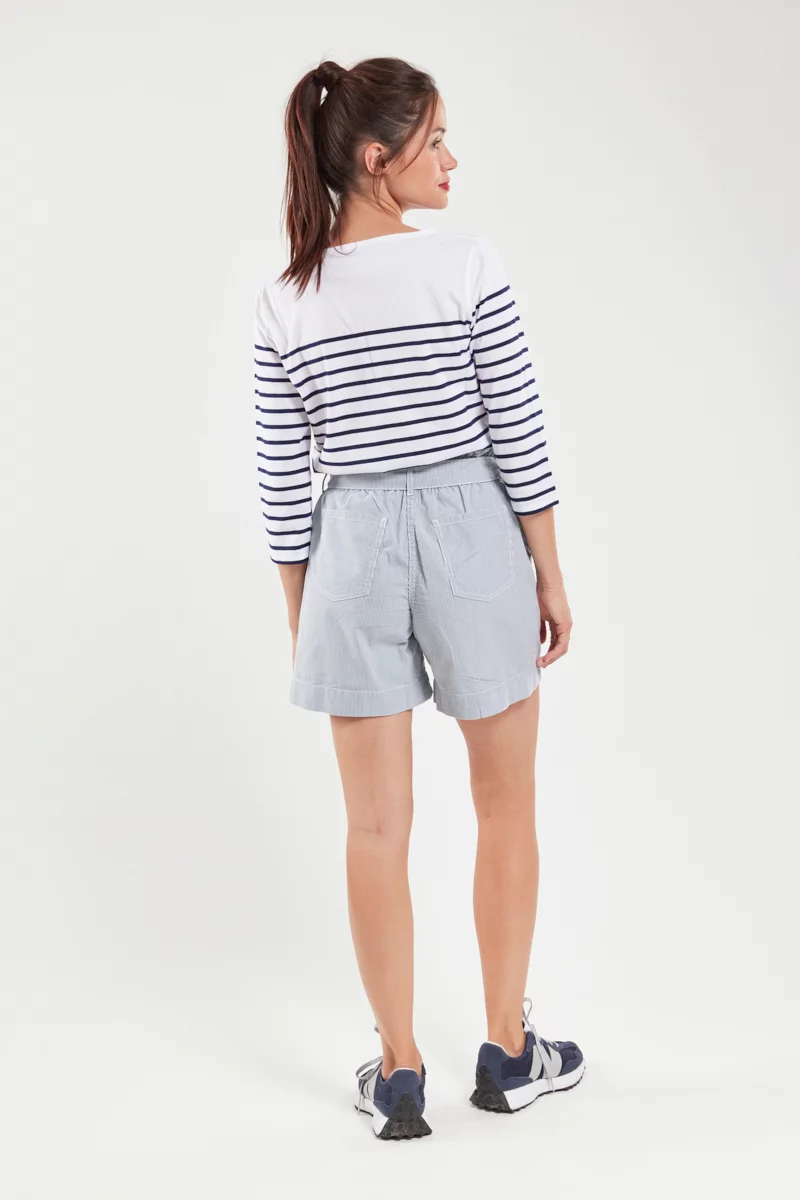 Short fines rayures - coton