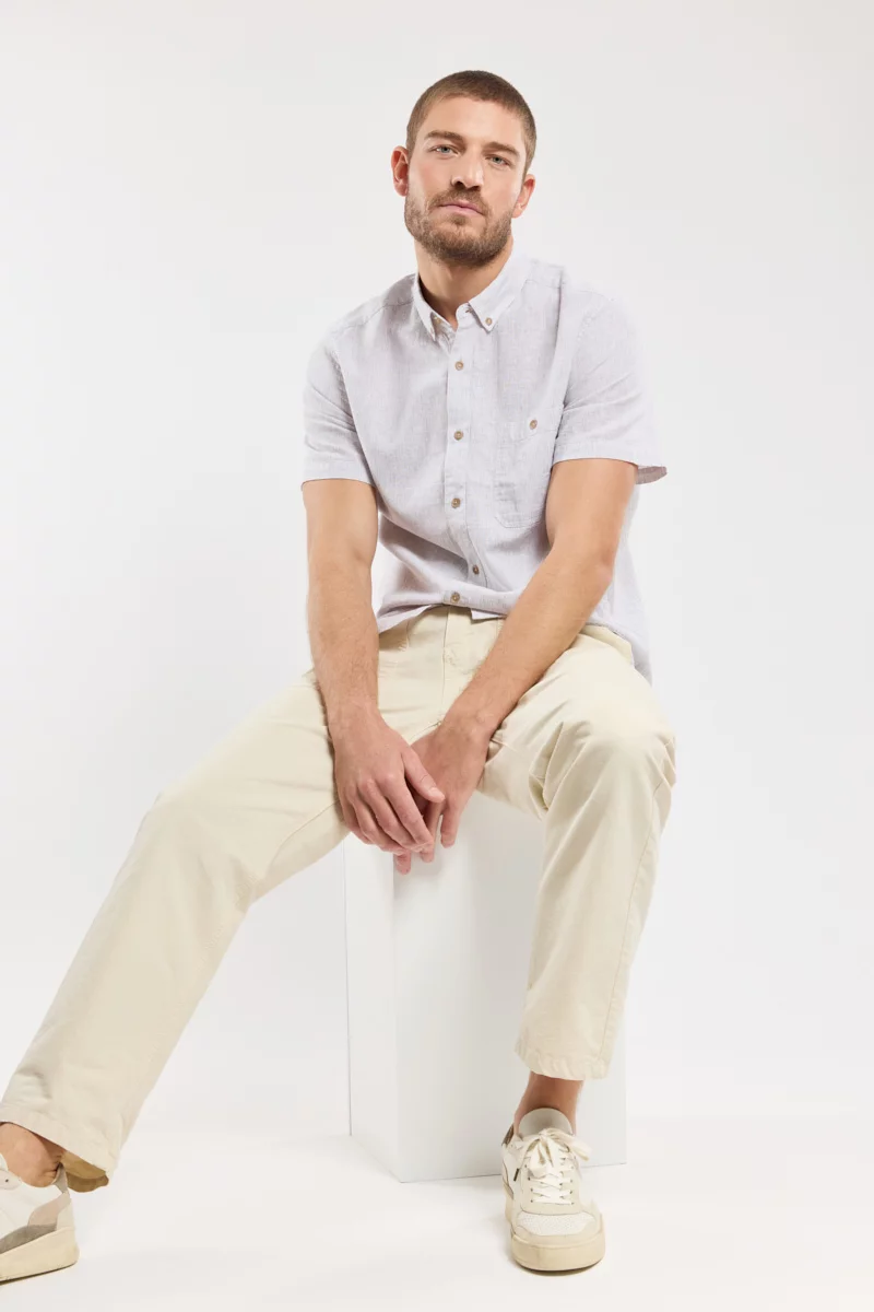 Chemise ELINECO - lin et coton