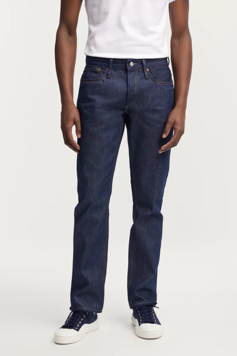 Jean droit denim - Denham X Armor-lux