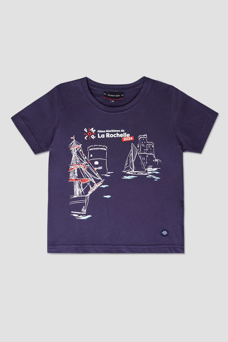 T-shirt sérigraphié Kids - Coton léger