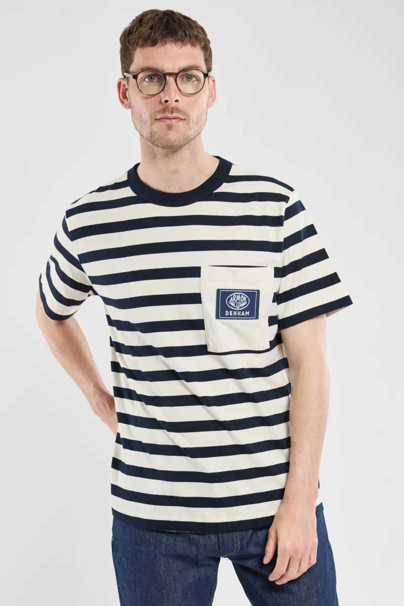 T-shirt rayé Homme - Denham X Armorlux