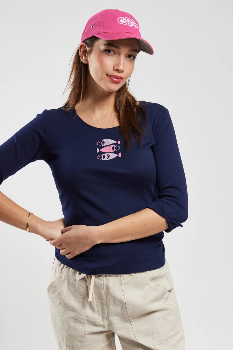 T-shirt manches 3/4
