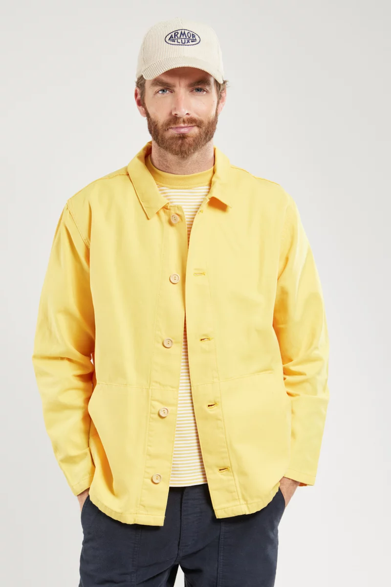 Veste pêcheur - coton canvas | Neon Yellow