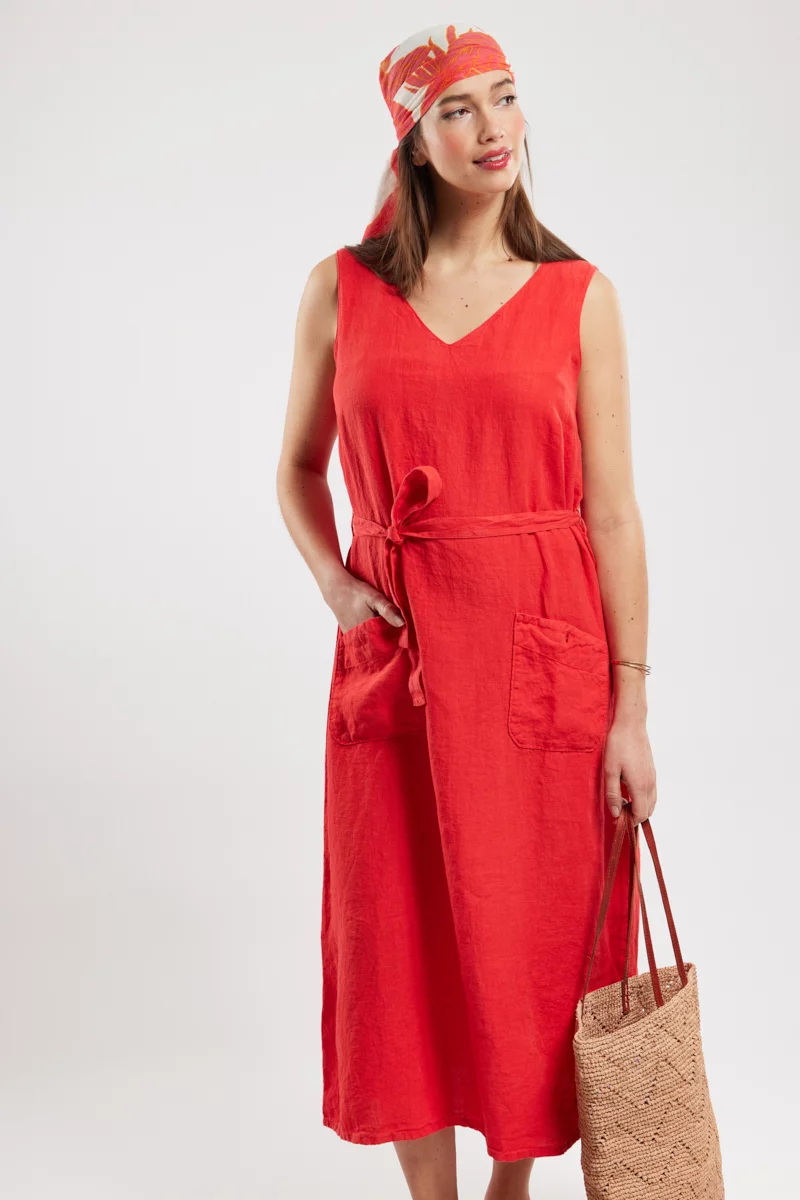 Robe sans manche - lin