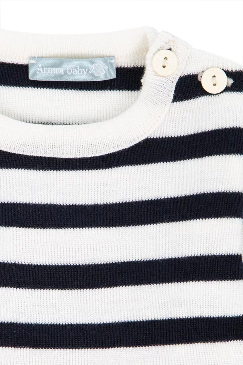 Pull marin rayé