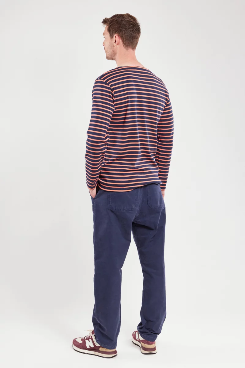 Pantalon pêcheur - coton | Marine deep