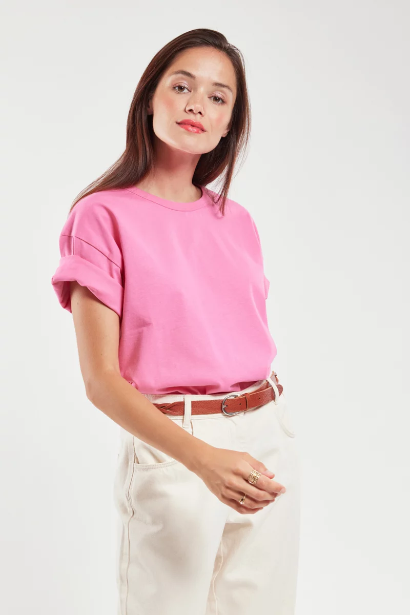 T-shirt uni - coton léger