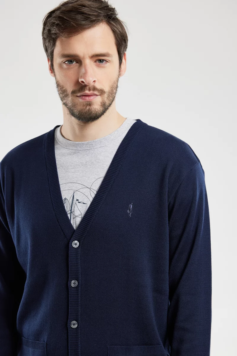 Gilet boutonné - coton