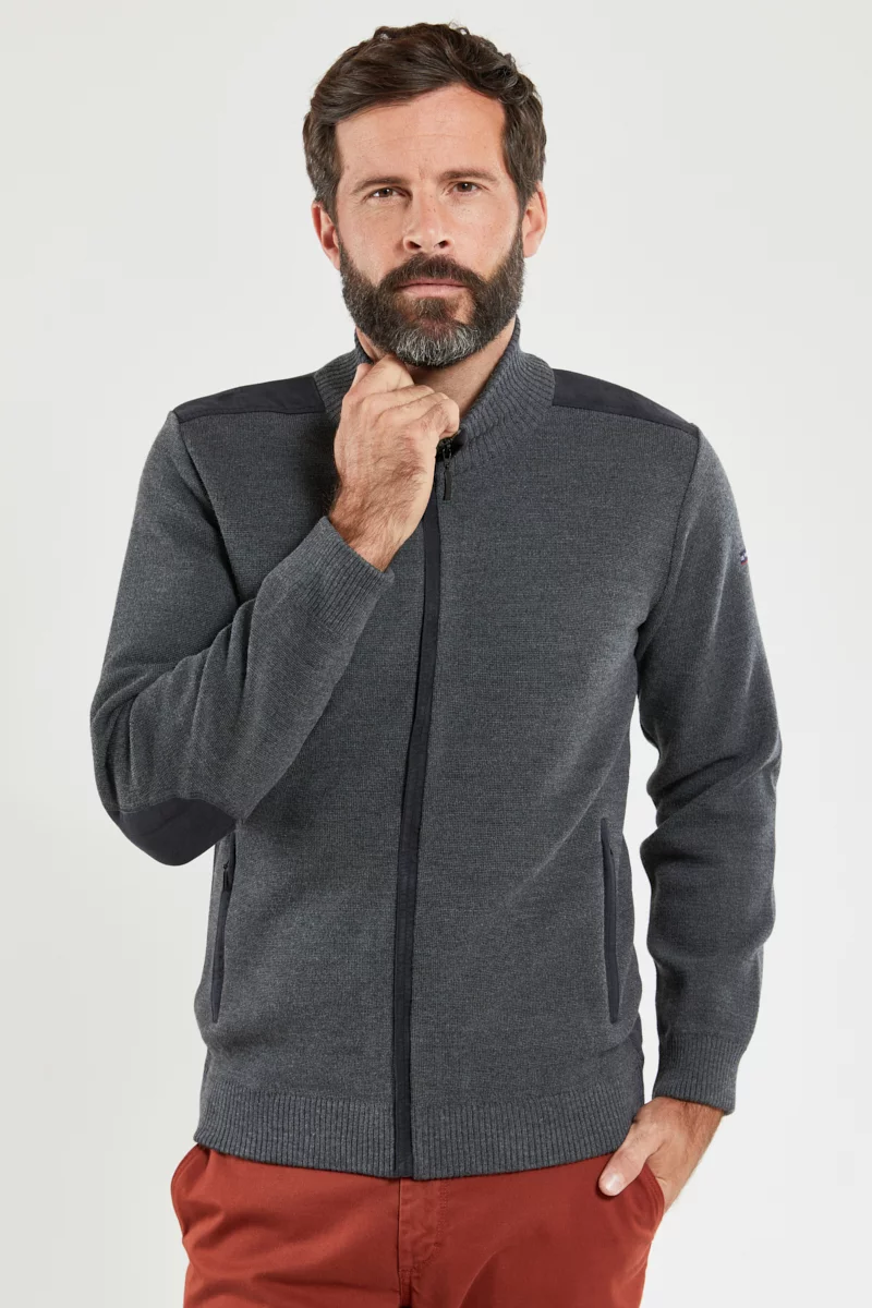 Cardigan - maille haute densité