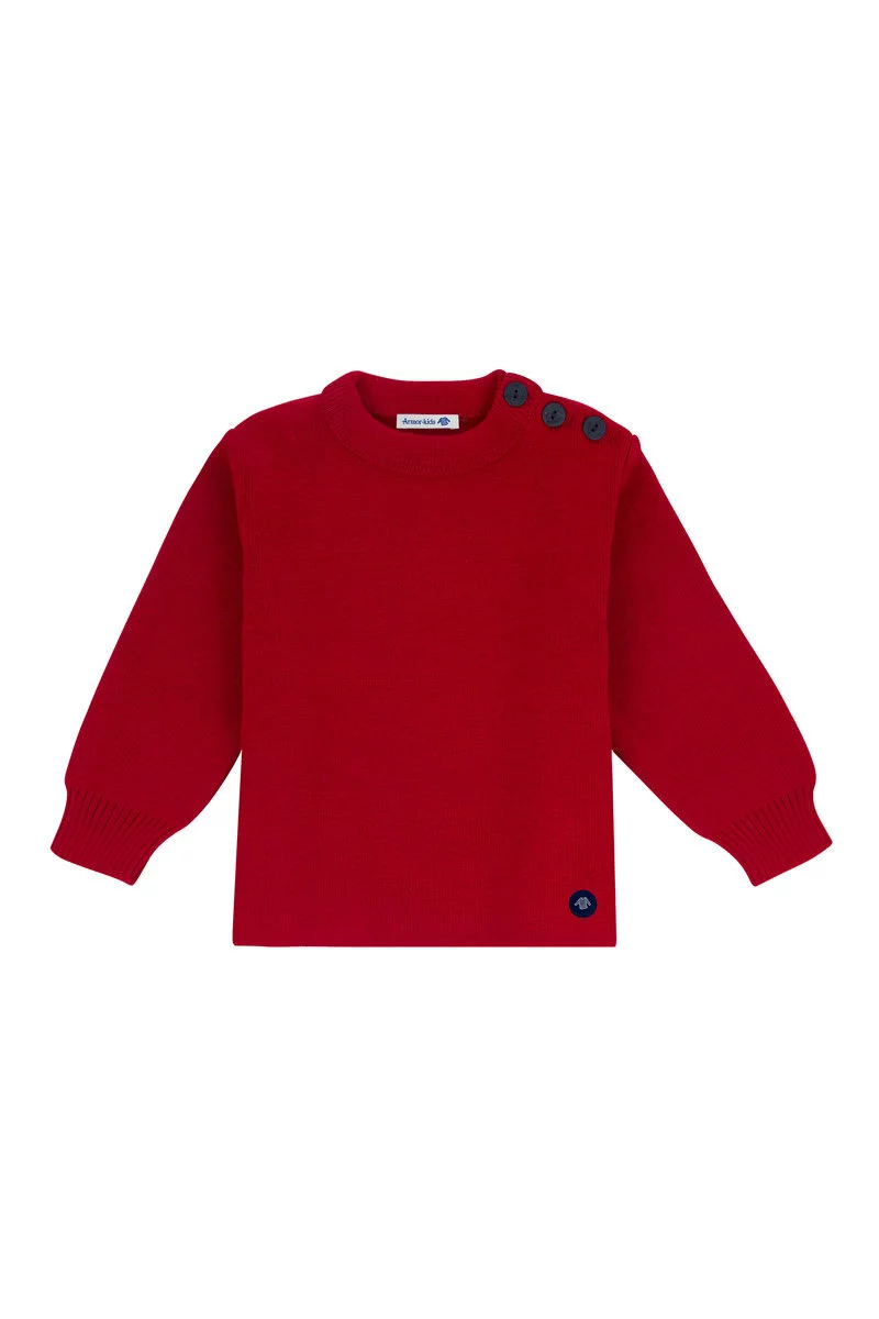 Pull marin uni FOUESNANT Kids