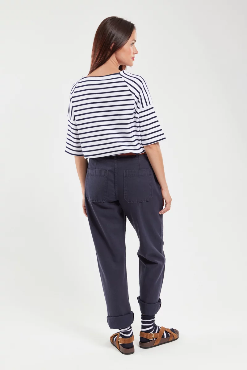 Pantalon droit - coton et lyocel | Seal