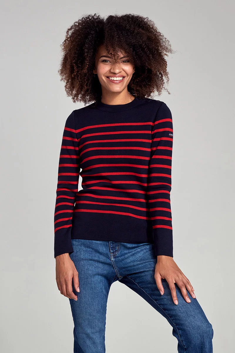 Pull marin rayé