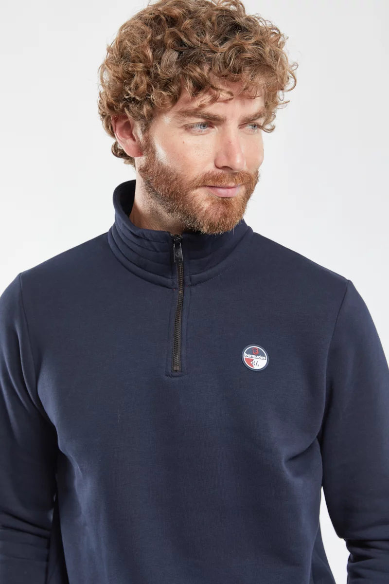 Sweat col montant TAKIN - coton biologique