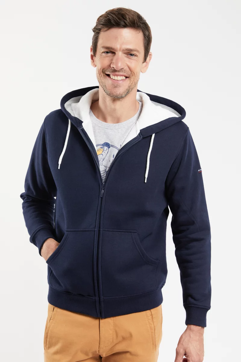 Sweat à capuche - coton | Navire