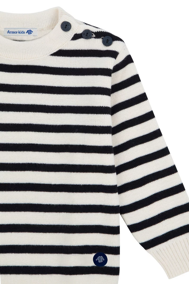 Pull marin rayé
