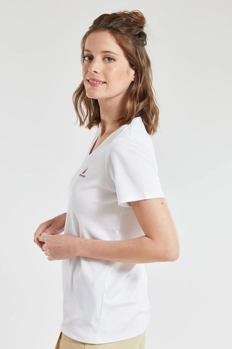 T-shirt CLERVY - polyester recyclé | BLANC