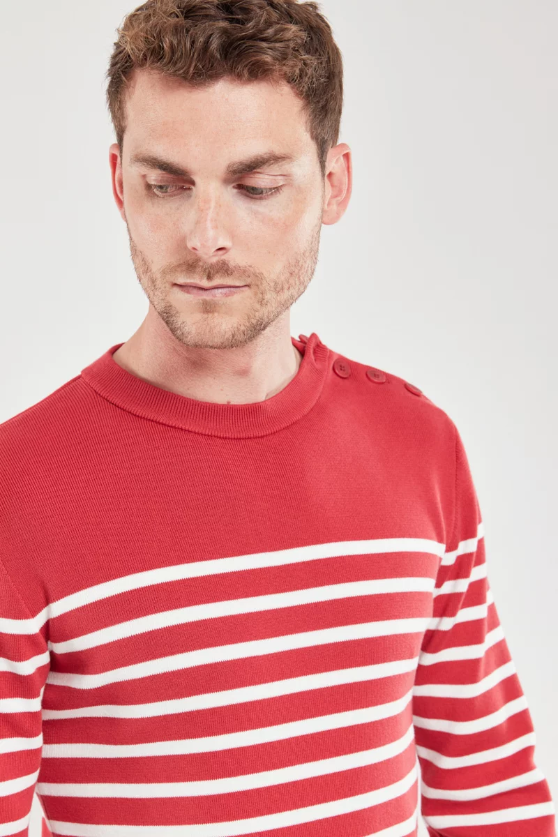 Pull marin rayé