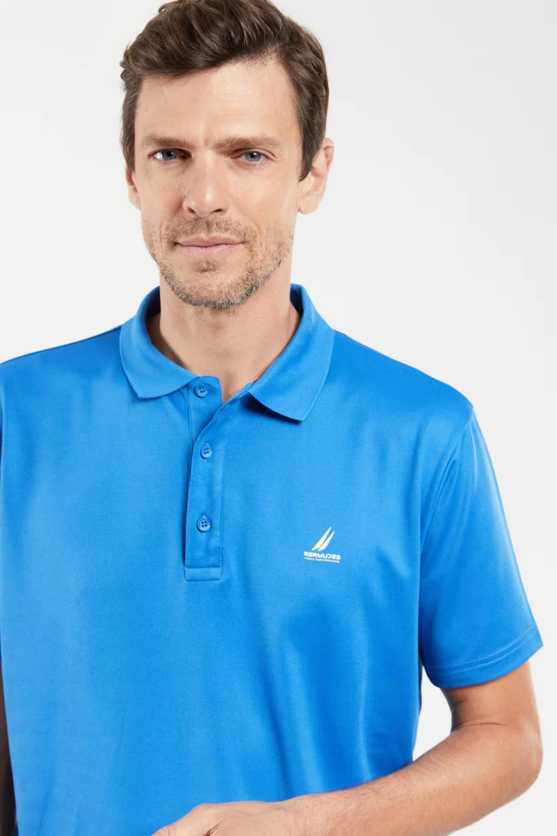 Polo GALT - polyester recyclé | TURQUOISE