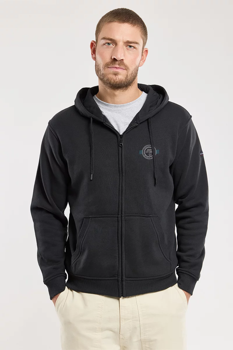 Sweat zippé