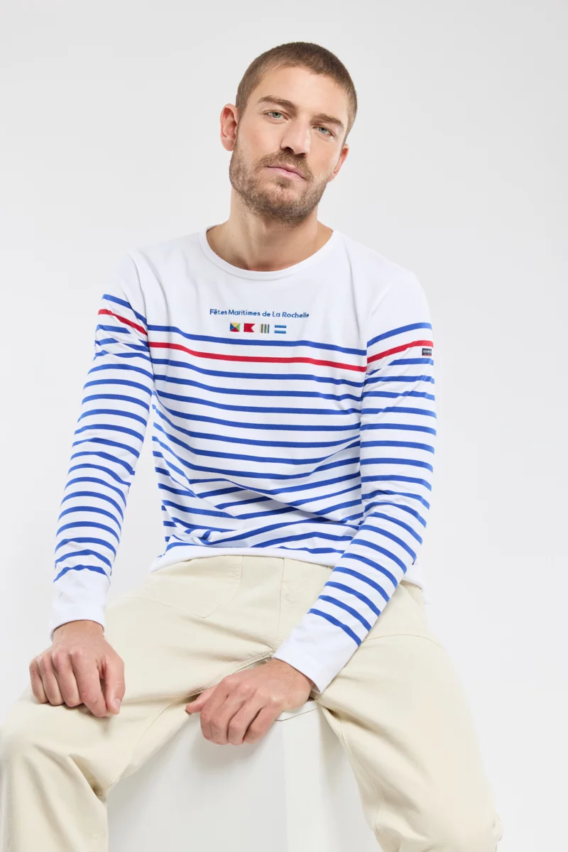 Marinière brodée - Homme