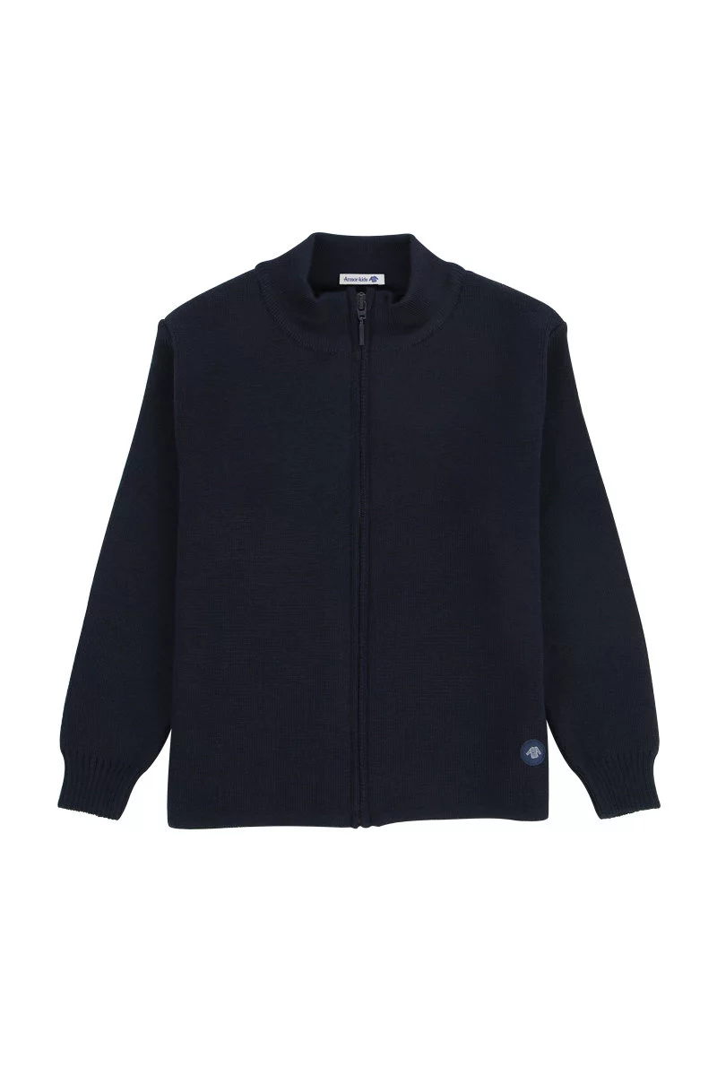 Cardigan zippé