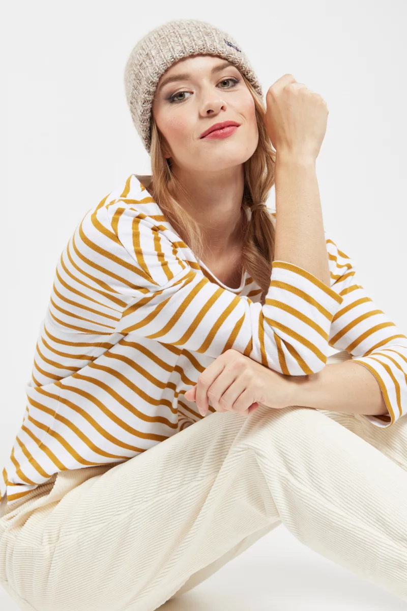 Marinière oversized - coton rustique