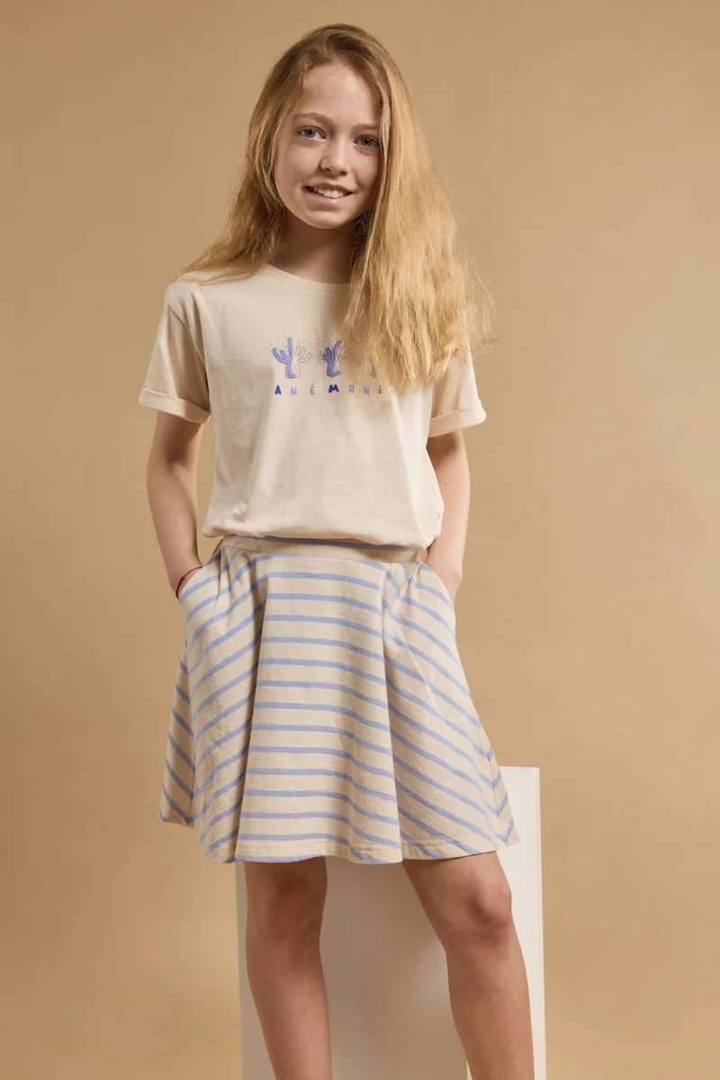 Jupe rayée Kids - coton léger