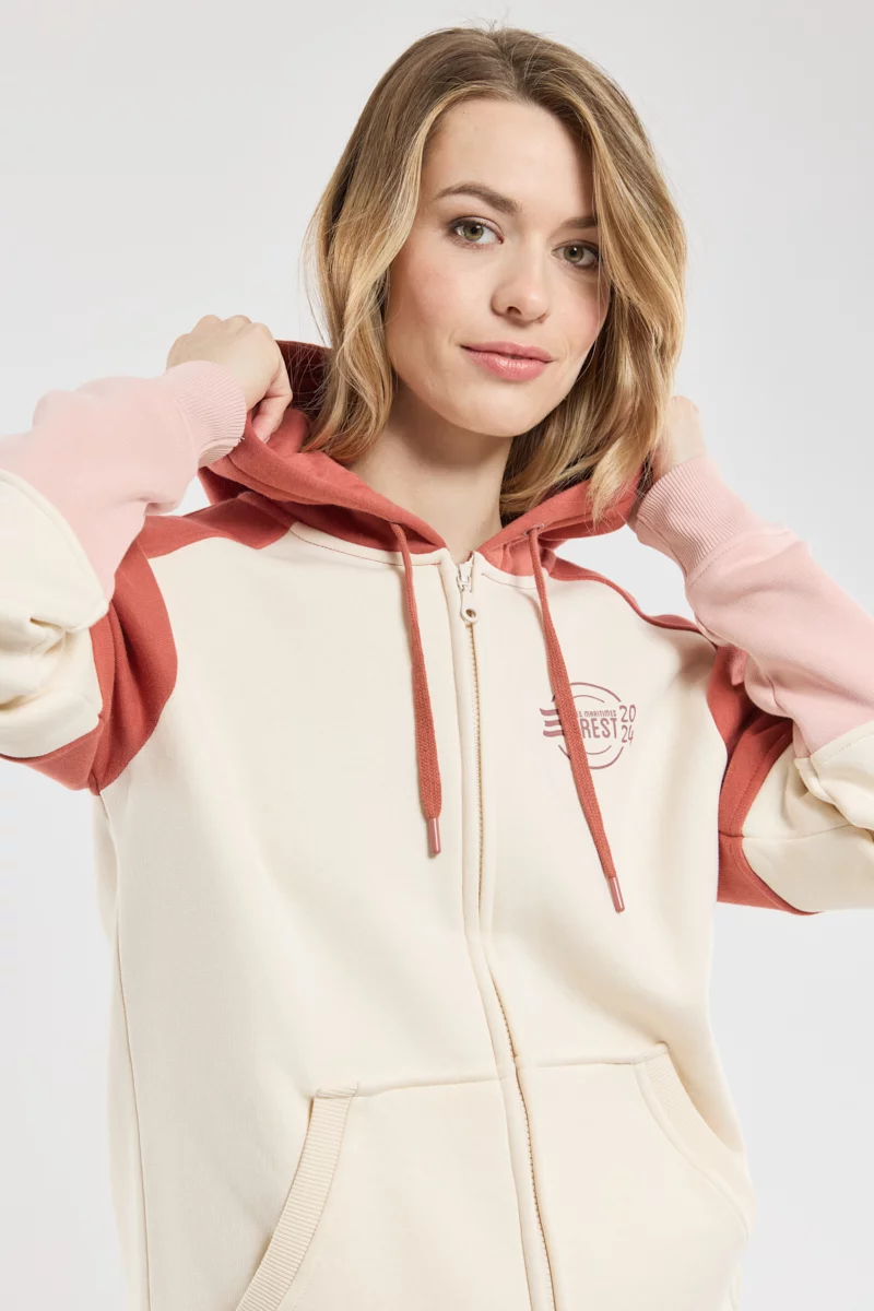 Sweat zippé - Brest 2024 | Stone/Marmo/Blush