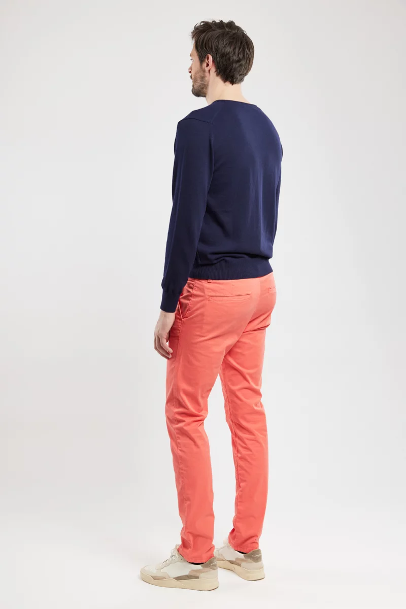 Chino coupe droite - coton | Coral E24