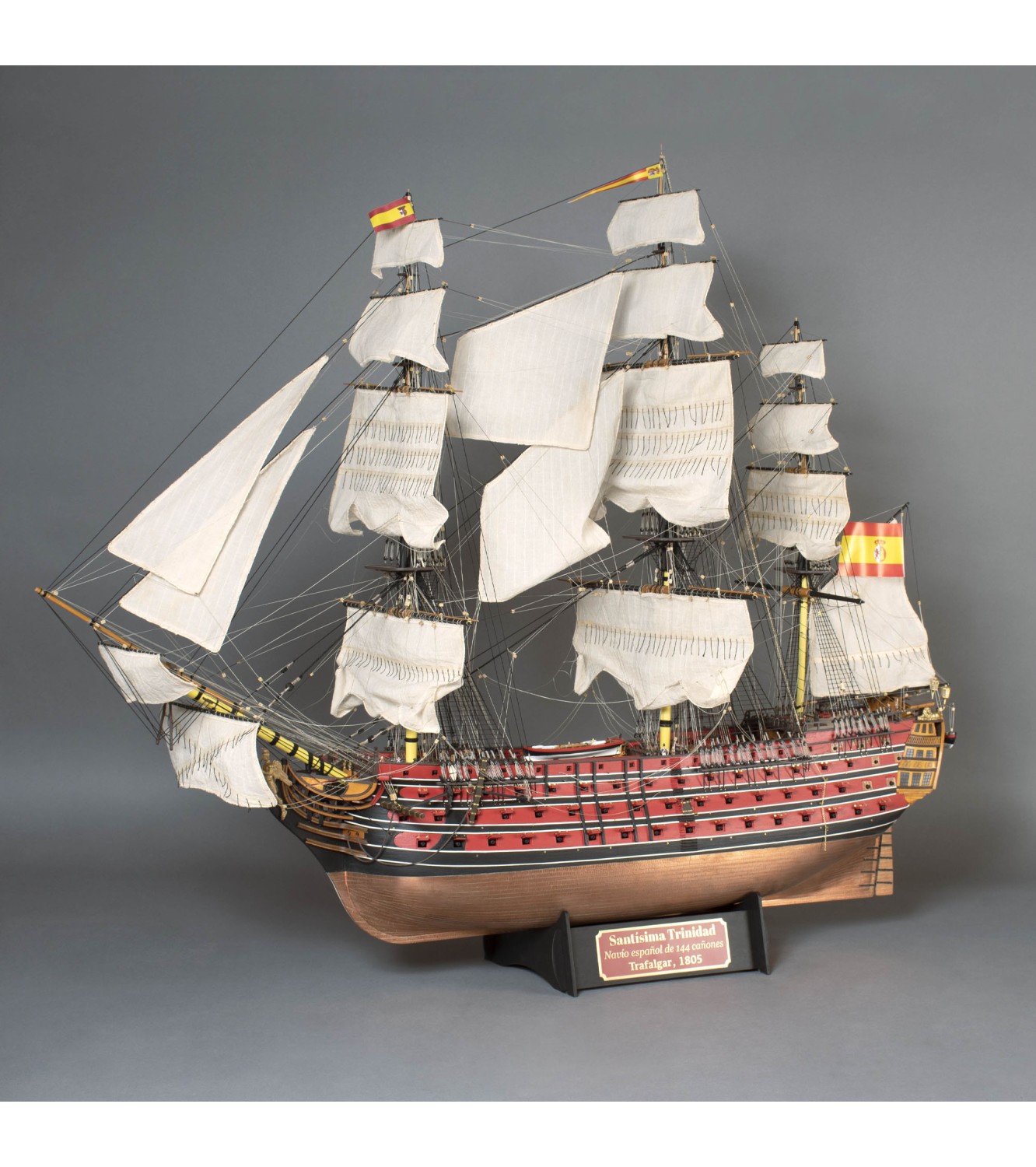 Ship of the Line Santísima TriNiñad 1:84. Wooden Model Ship Kit