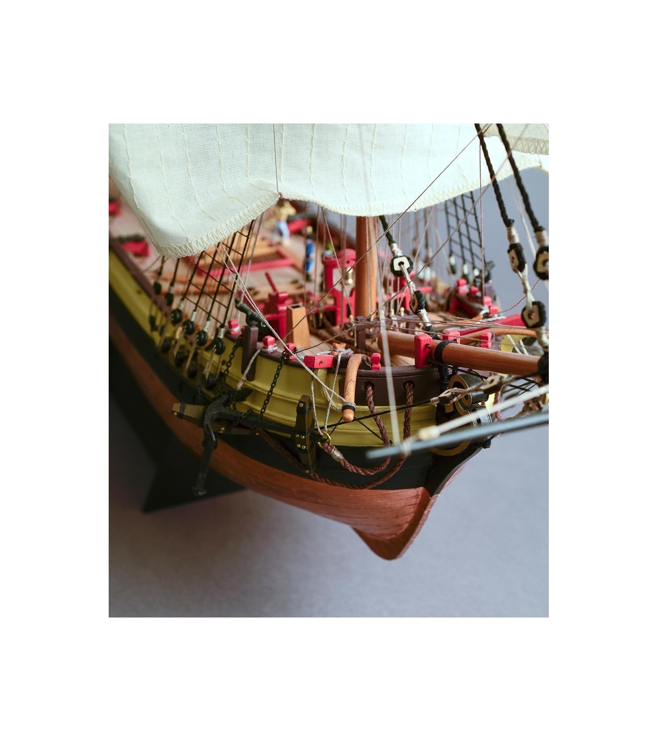 First Fleet Brig HMS Supply. 1:50 Wooden Model Ship Kit