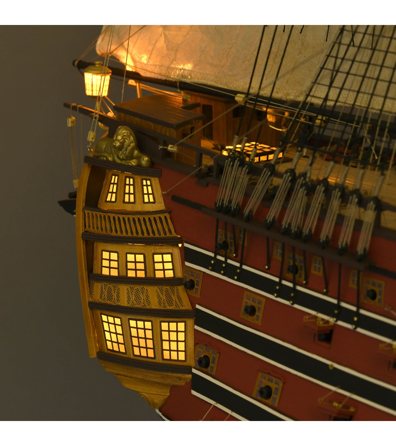 Ship of the Line Santísima TriNiñad 1:84. Wooden Model Ship Kit