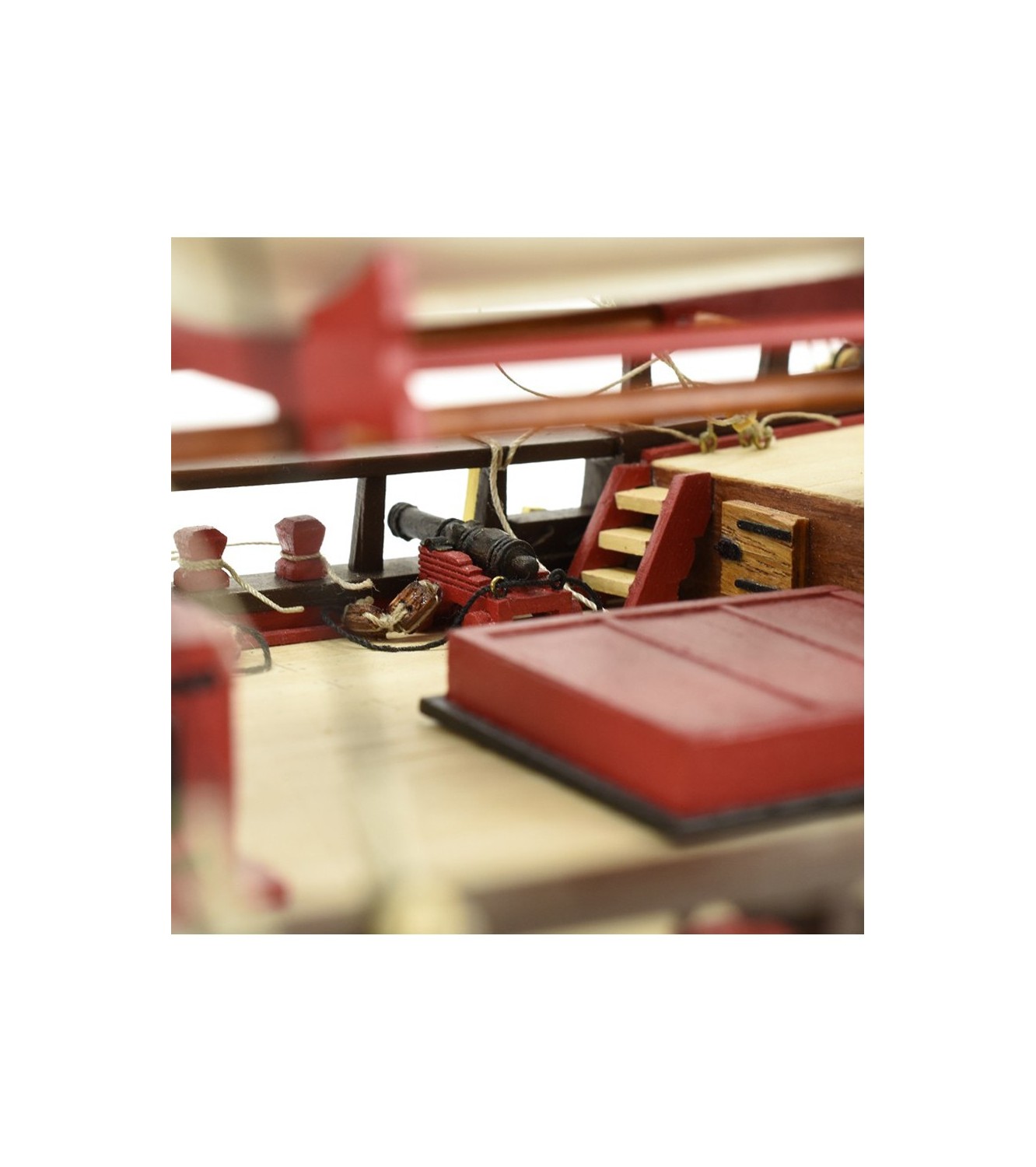 Vessel HMS Endeavour. 1:65 Wooden Model Ship Kit