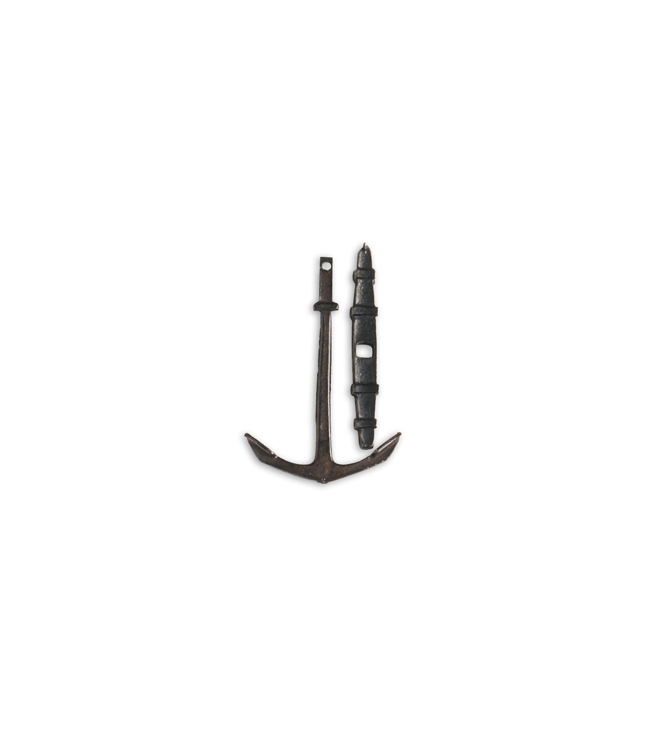 Spanish Anchor and Stock 45x30 mm for Ship Modeling