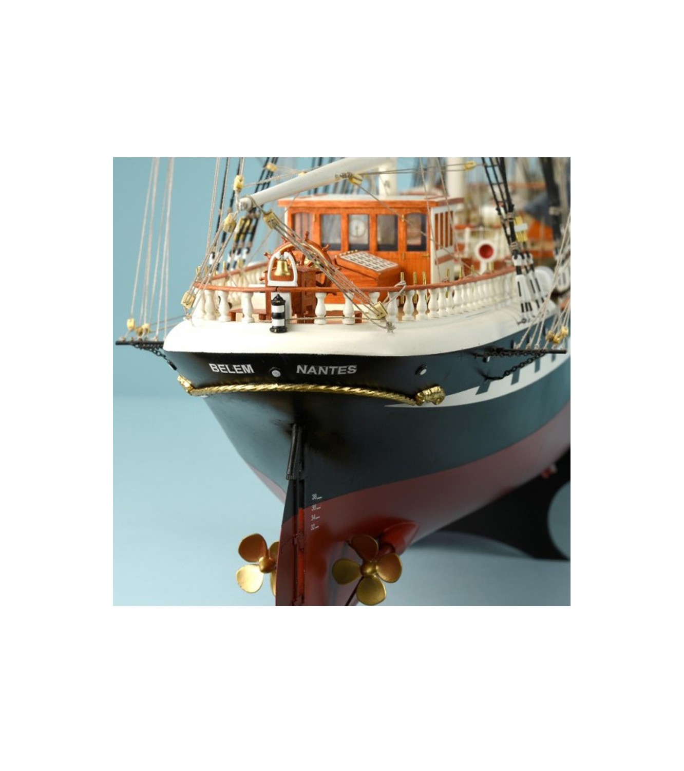 French Training Ship Belem. 1:75 Wooden Model Ship Kit