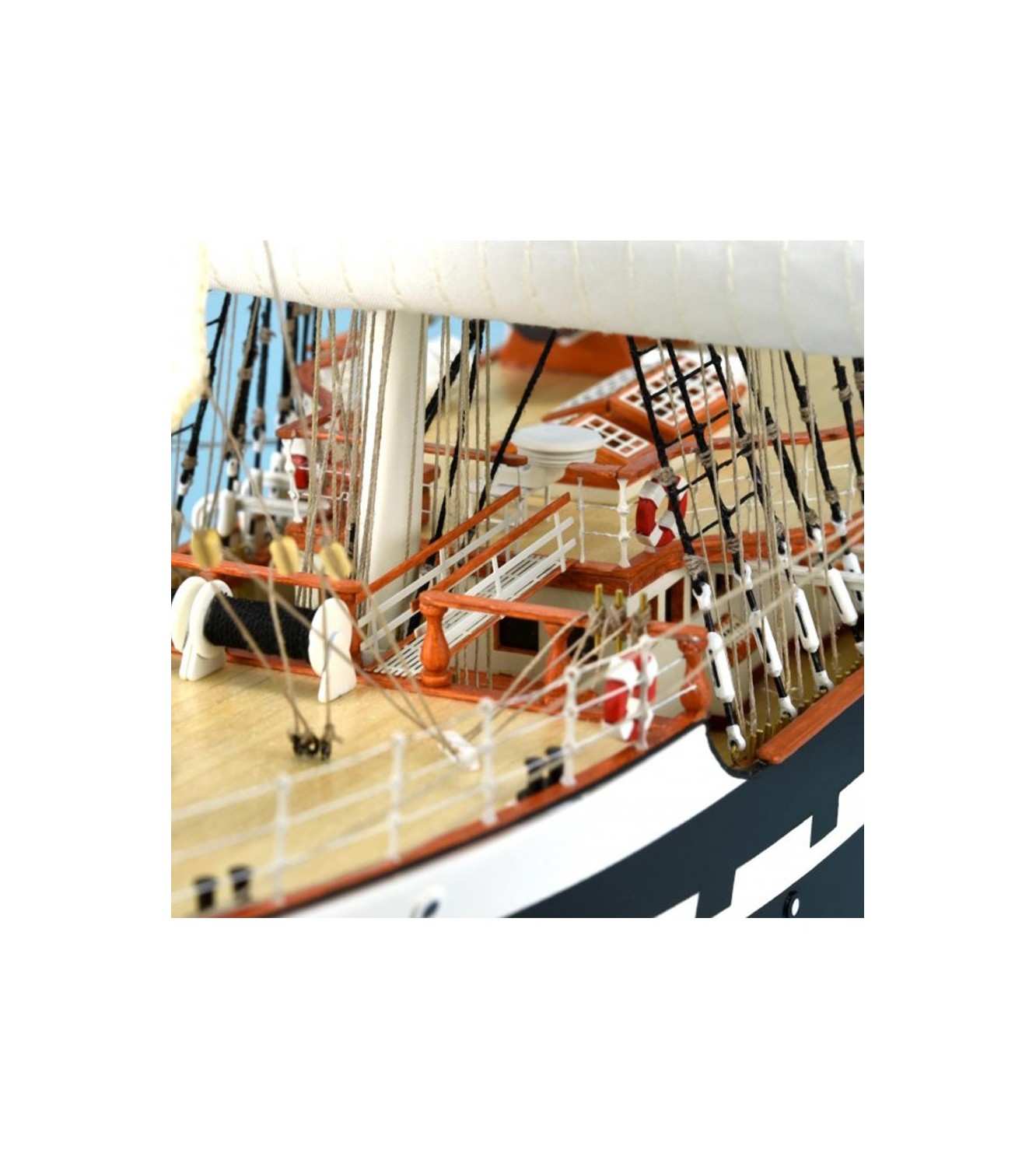 French Training Ship Belem. 1:75 Wooden Model Ship Kit