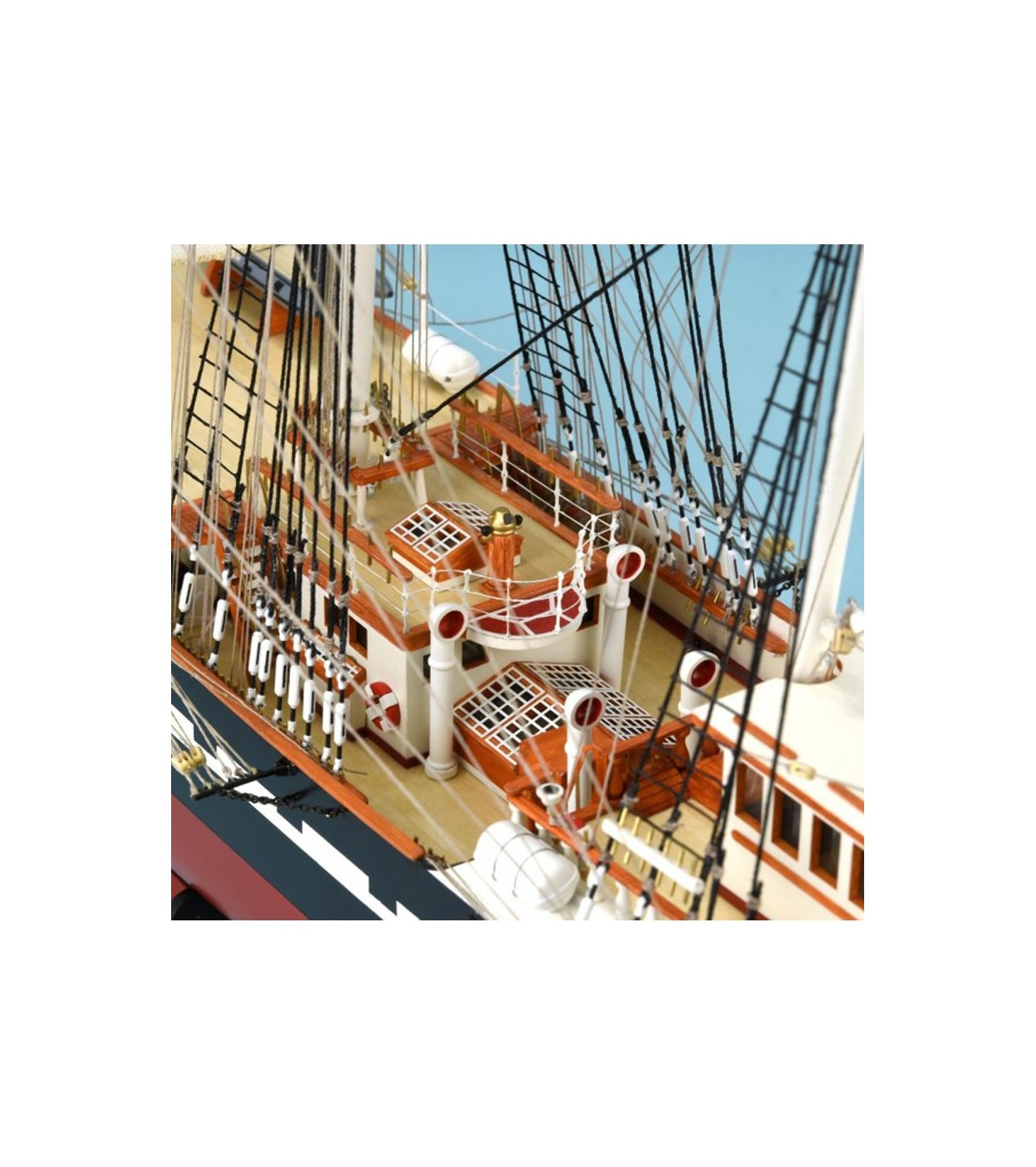 French Training Ship Belem. 1:75 Wooden Model Ship Kit