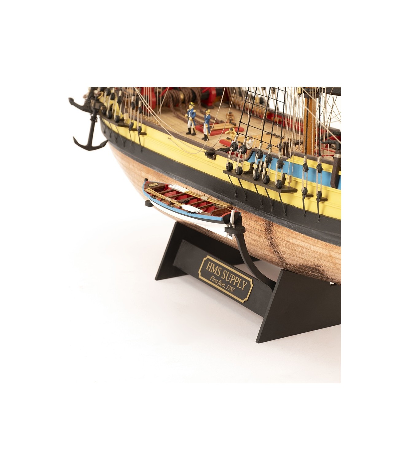 First Fleet Brig HMS Supply. 1:50 Wooden Model Ship Kit